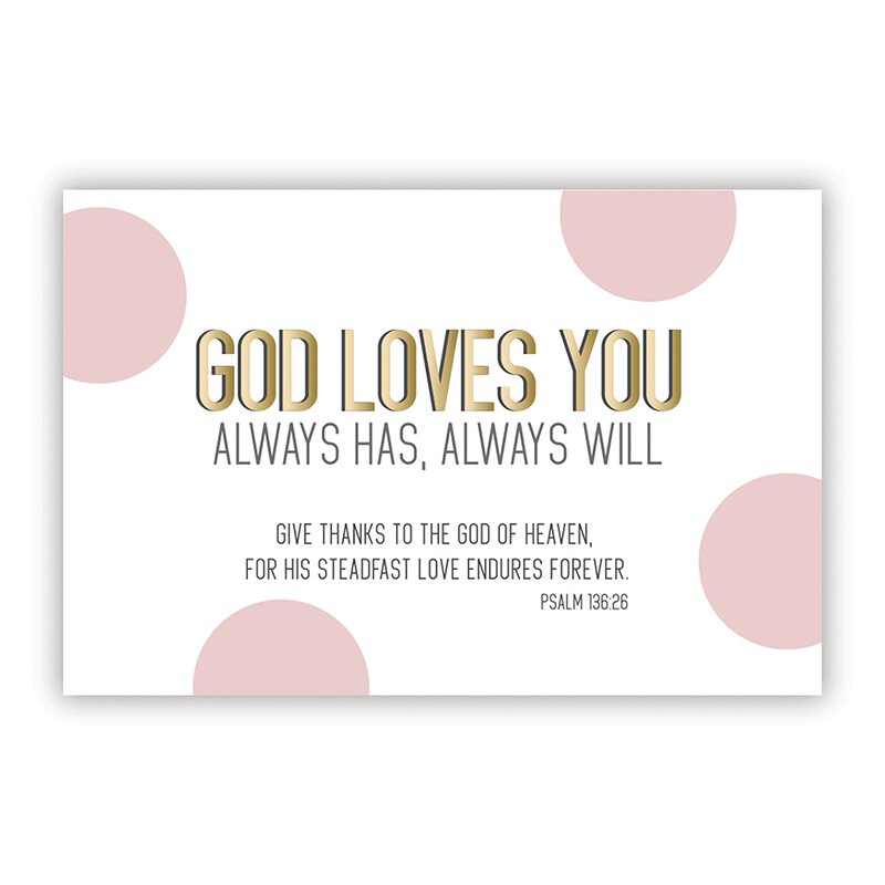 God  Loves You Card (Pack of 25)